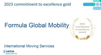 Formula Global Mobility won the 2023 Commitment to Excellence Gold Award